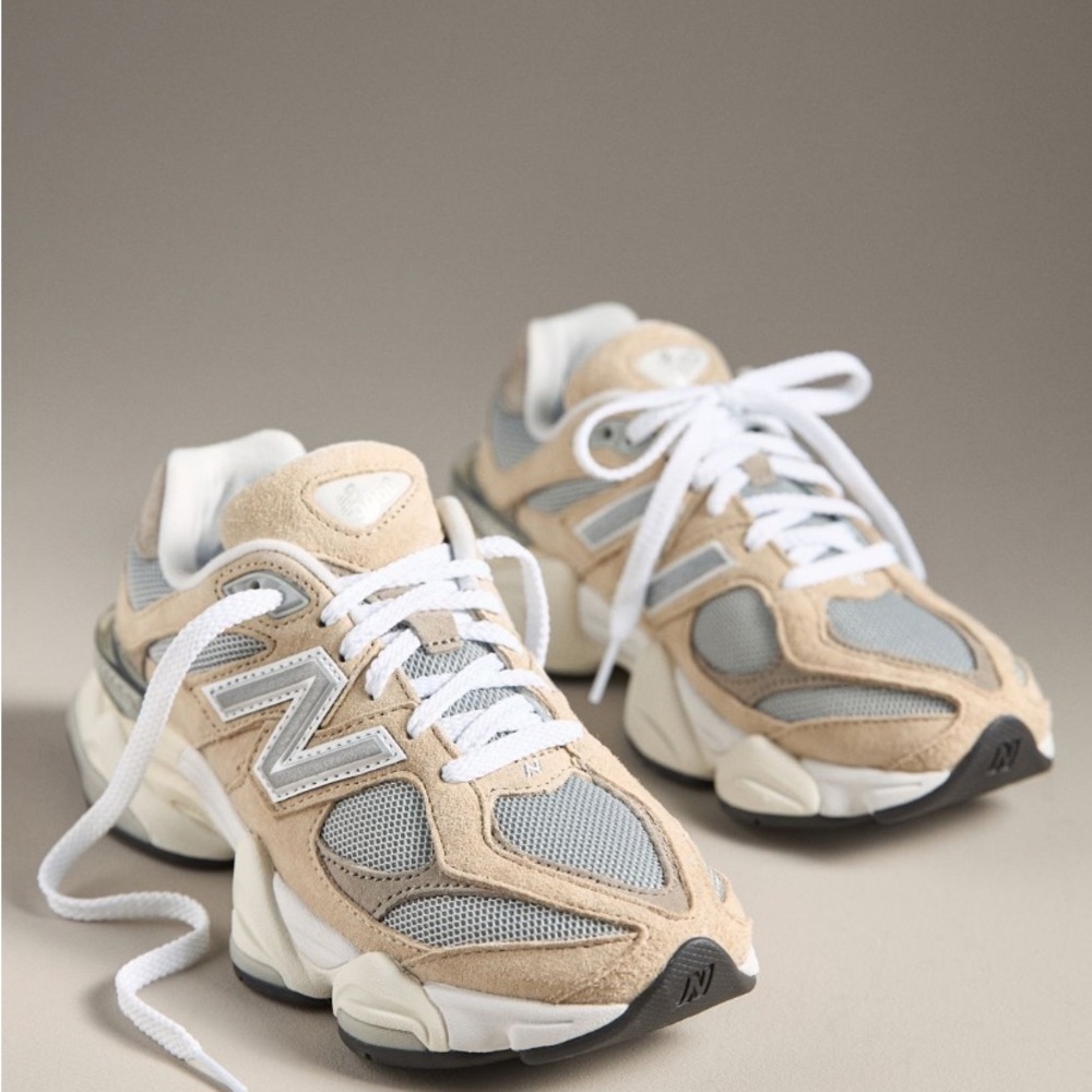 New Balance Beige and Gray Women's Sneakers